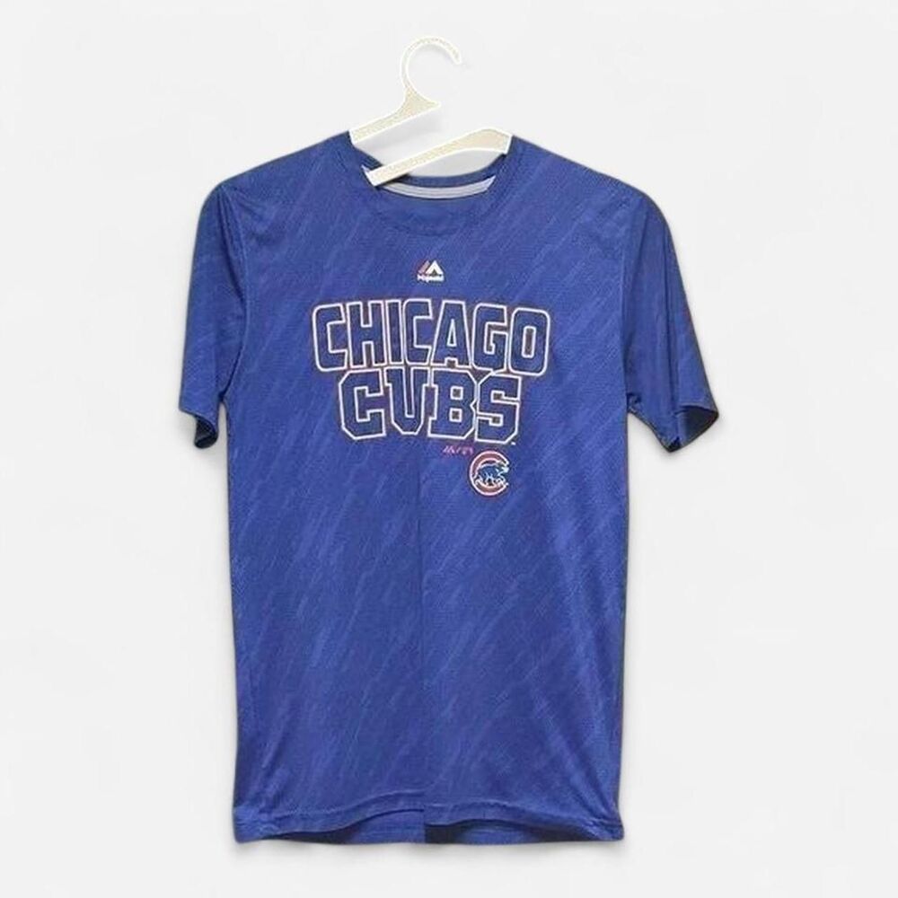 Majestic-athletic Blue and‎ Navy T-shirt